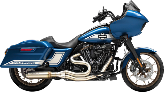Bassani Super Bike Stainless 2-1 Exhaust System for 17-26 Harley Touring 1F98SSE
