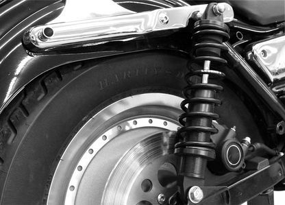 Legend Revo Black 13" Heavy Duty Rear Shocks 1984-2000 Harley Davidson FXR FXRS