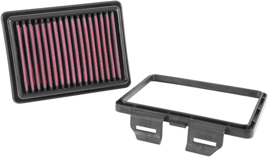 K&N Black Red Cotton Gauze Washable Panel Air Filter 2017-2024 Honda CMX Rebel