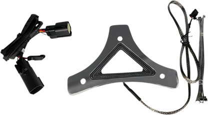 Custom Dynamics Chrome LED Backrest Brake Light 2014-2024 Harley Touring Models