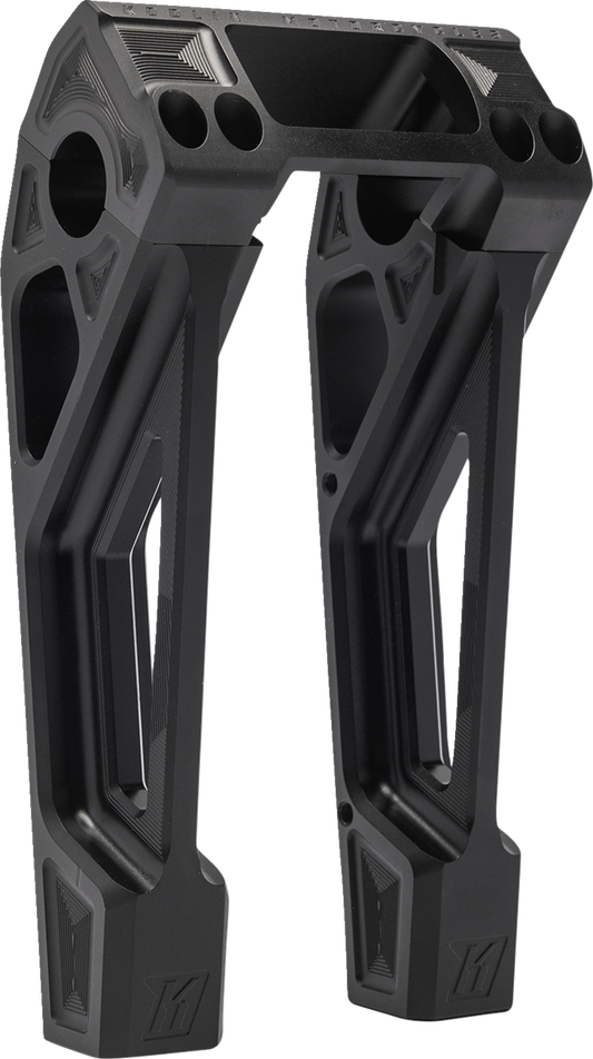 Kodlin Fastback Black 8" Straight Handlebar Risers for 2018-2024 Harley Softail