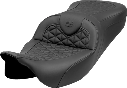 Saddlemen Roadsofa Tri Gripper Motorcycle Seat for 2008-2025 Harley Touring