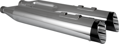 Vance & Hines Razorback 450 Chrome Slip On Mufflers for 2017-2025 Harley Touring