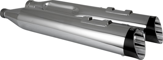 Vance & Hines Razorback 450 Chrome Slip On Mufflers for 2017-2025 Harley Touring