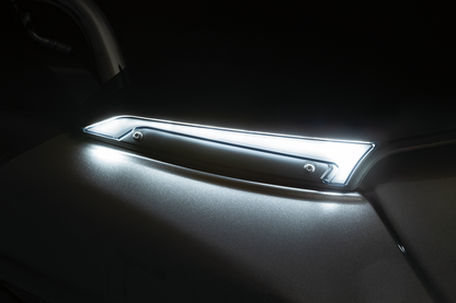 Kuryakyn Tracer LED Black Windshield Trim Lights for 2015-2023 Harley Road Glide