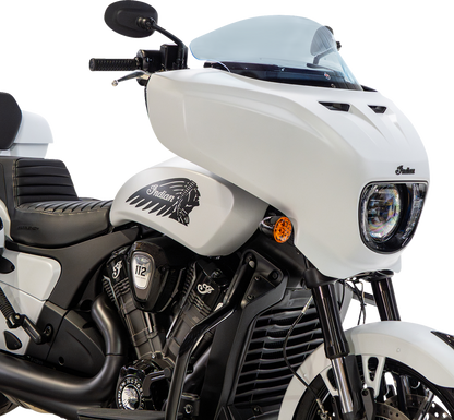 Klock Werks 9" Blue Ice Flare Windshield fits 2025-2026 Indian Powerplus Models