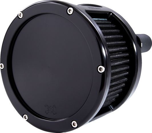 Feuling BA Race Series Solid Black Air Cleaner Kit 17-24 Harley Touring Softail