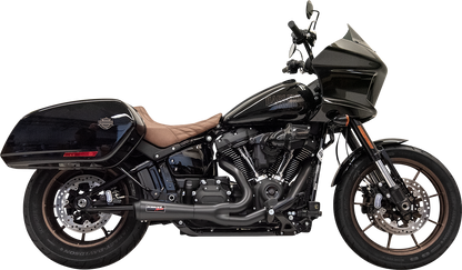 Bassani Black Ripper Road Rage 2:1 Exhaust System for 2018-2023 Harley Low Rider