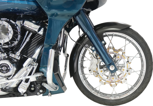 Klock Werks Hugger 21" Steel Front Fender 2014-2023 Harley Touring Models FLH