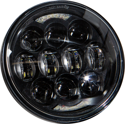 Harddrive Black 5-3/4" LED 80W Universal Motorcycle Headlight Harley Davidson