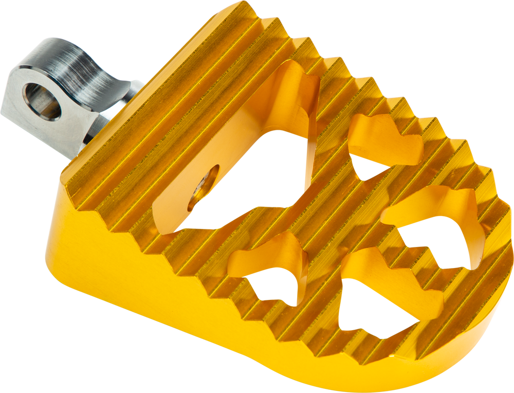 Harddrive Gripmax Gold Universal Motorcycle Driver Aluminum Footpegs Harley