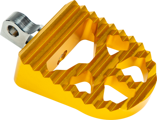 Harddrive Gripmax Gold Universal Motorcycle Driver Aluminum Footpegs Harley