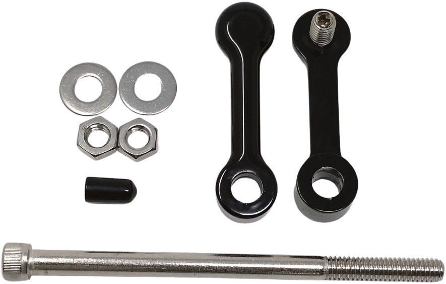 DK Custom Black 1" Billet Gas Fuel Tank Lift Kit 2004-2021 Harley Sportster