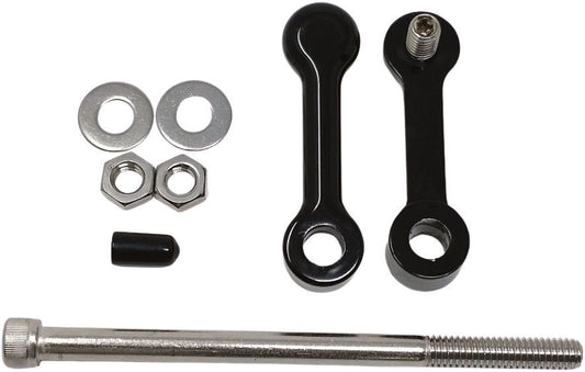 DK Custom Black 1" Billet Gas Fuel Tank Lift Kit 2004-2021 Harley Sportster