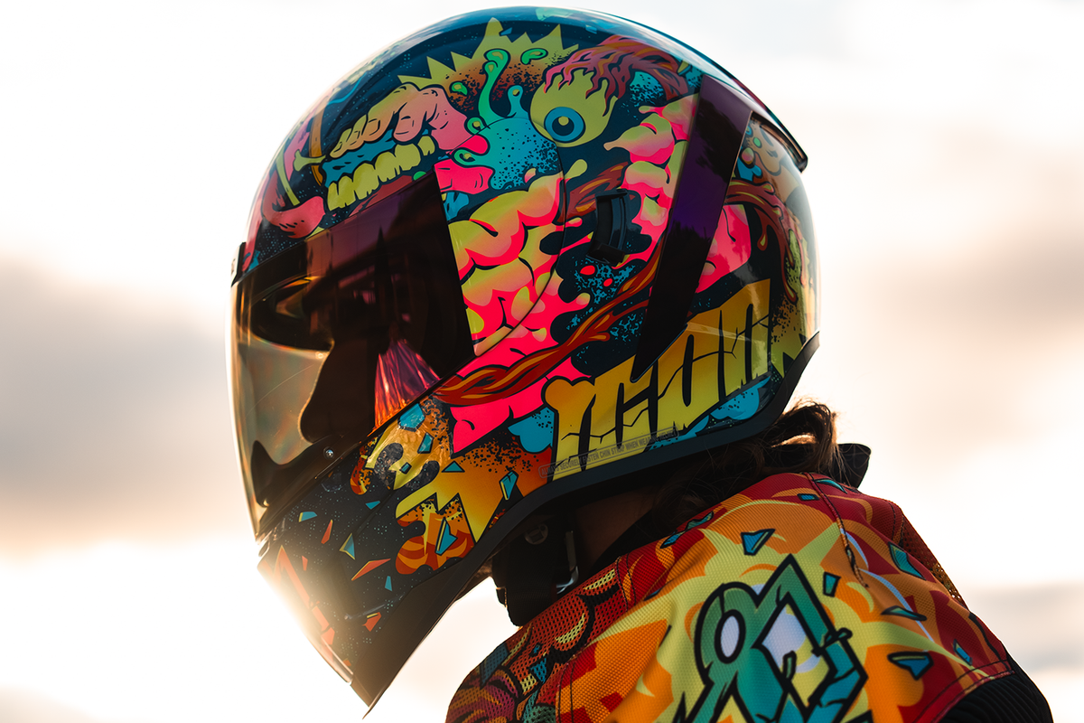 Icon Airform Scatterbrain MIPS Full Face Unisex Adult Street Motorcycle Helmet