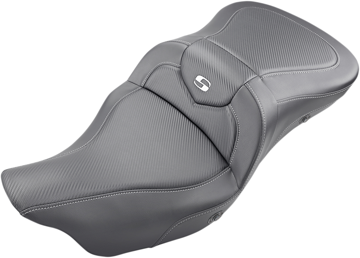 Saddlemen Extended Reach Heated Road Sofa Seat fits 2008-2024 Harley Touring