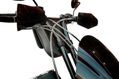 Saddlemen D144 T-Bar Handlebar Rigid Universal Storage Bag for Harley Davidson