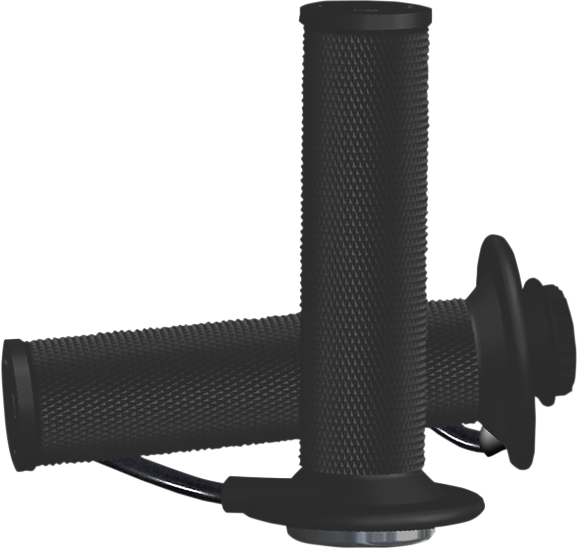 Koso MX-1 Universal Black Heated 7/8" Handlebar Twist Throttle Grips AX1070G0