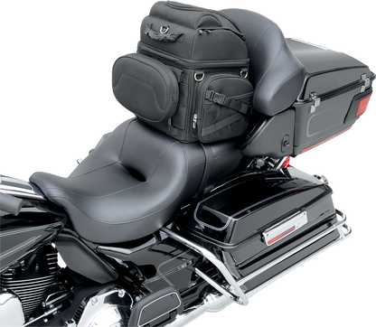 Saddlemen BR1800 Motorcycle Sissy Bar Bag Luggage Harley Honda Yamaha Suzuki