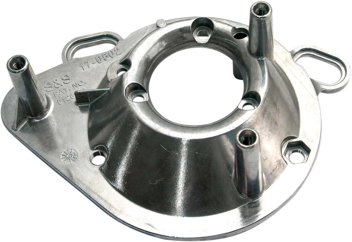 S&S Cycles Tear Drop Super E or G Air Cleaner Backing Plate for 1991-2003 Harley