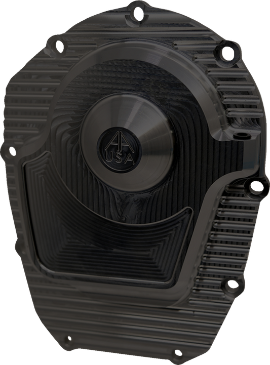 Alloy Art Comp Finned Low Profile Cam Cover for 2017-2024 Harley Touring Softail