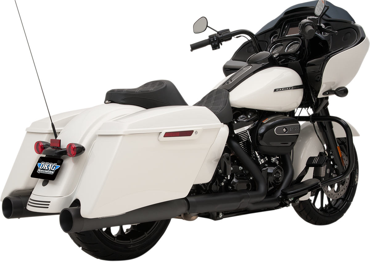 Drag Specialties Slip on Black Exhaust Mufflers for 2017-2022 Harley Touring