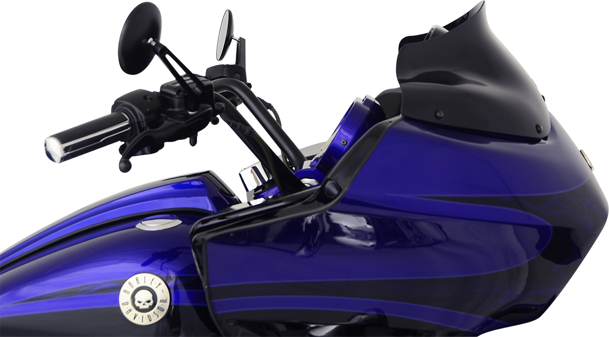 Klock Werks Black 8" Flare Windshield for 1998-2013 Harley Road Glide