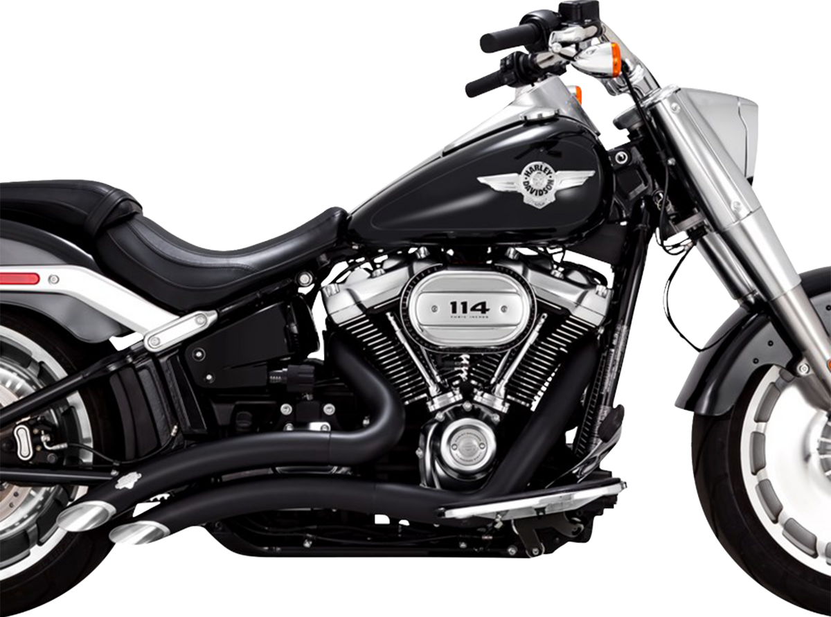 Vance & Hines Big Radius 2-2 Black Exhaust System fits 2025-2026 Harley Fat Boy