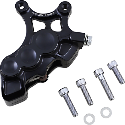Arlen Ness Black 6-Piston Front Left Brake Caliper fits 2006-2025 Harley 14"
