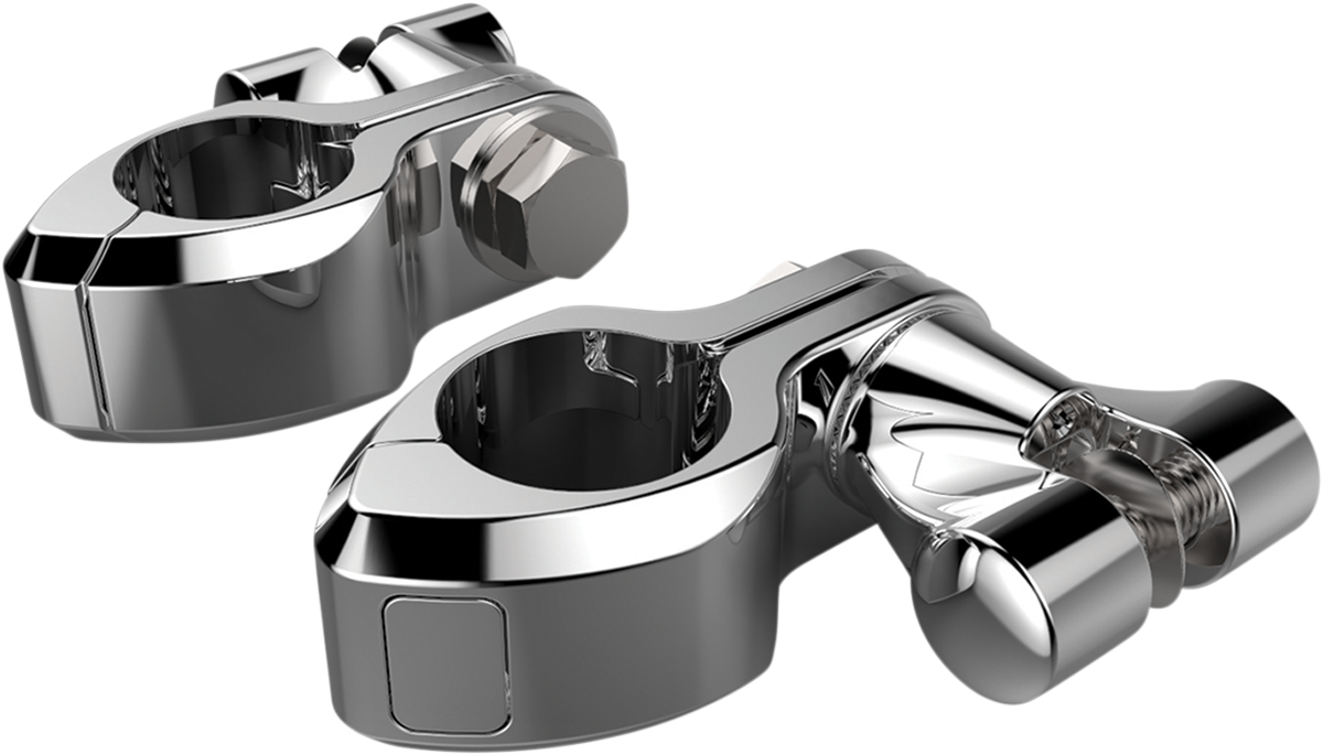 Ciro Engine Guard Standard Highway Peg 1.25" Mounting Clamp Kit for Harley