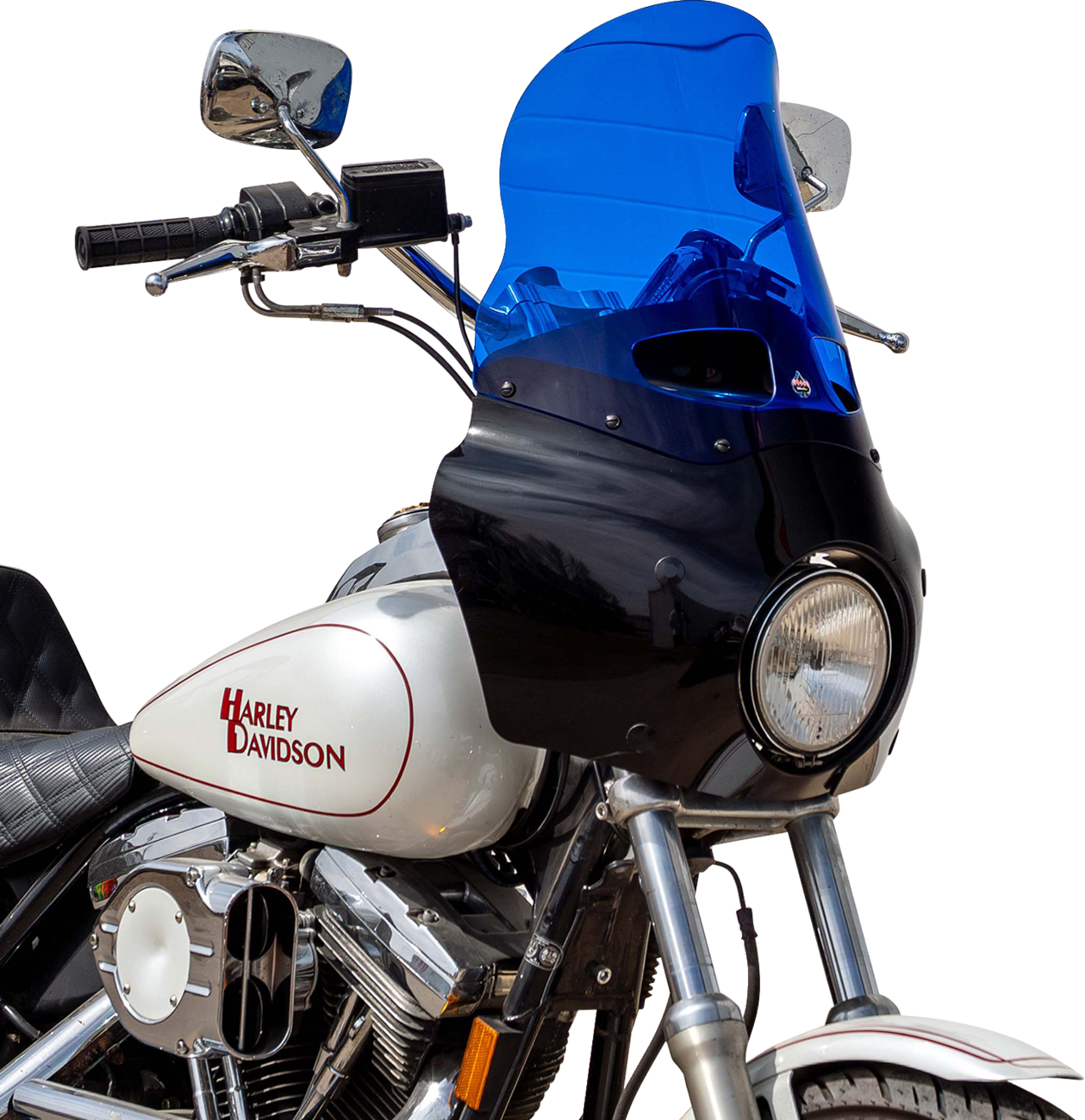 Klock Werks 15" Kolor Flare Blue Road Warrior Fairing Motorcycle Windshield