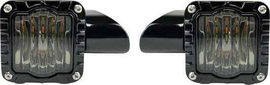 Custom Dynamics Shark Demon LED Front Turn Signals 2015-2025 Harley Road Glide