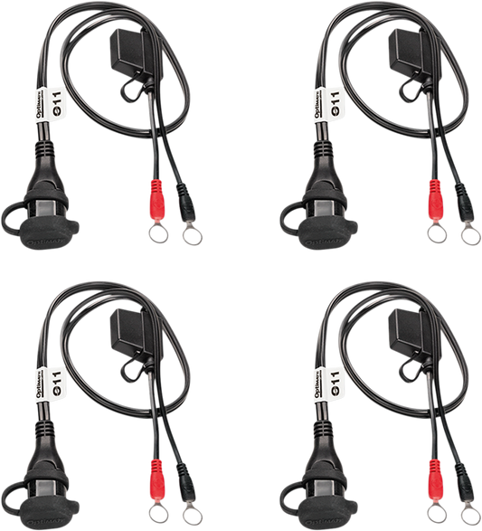 Tecmate Optimate 4-Pack 5/16" Terminal Eyelet SAE Battery Charger Connector Lead