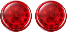 Custom Dynamics Rear 1156 Red Rear LED Probeam Turn Signal Inserts for Harley