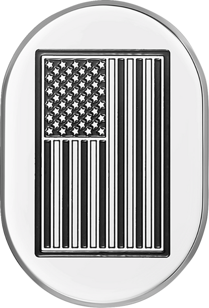 Figurati Contrast Cut American Flag Left Antenna Insert 2009-2023 Harley Touring