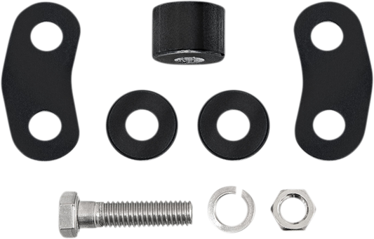Memphis Shades Short Black Motorcycle 1-1/4" Headlight Extension Block Harley