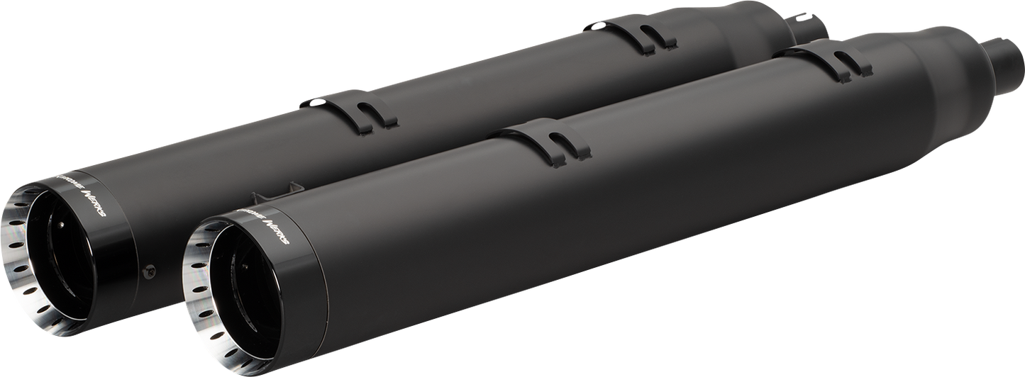Khrome Werks 4.5" War Hammer Black Mufflers 2014-2024 Indian Challenger Pursuit
