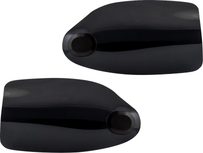 Klock Werks Flare Black Hand Guards fits 2002-2025 Harley Hydraulic Clutch