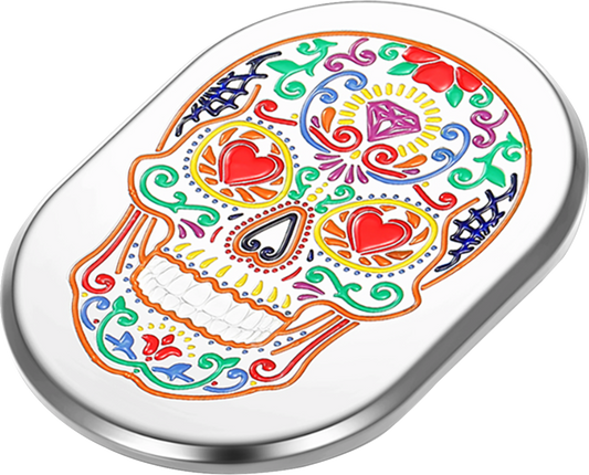 Figurati Sugar Skull Right Side Antenna Insert 2009-2023 Harley Touring FLHX