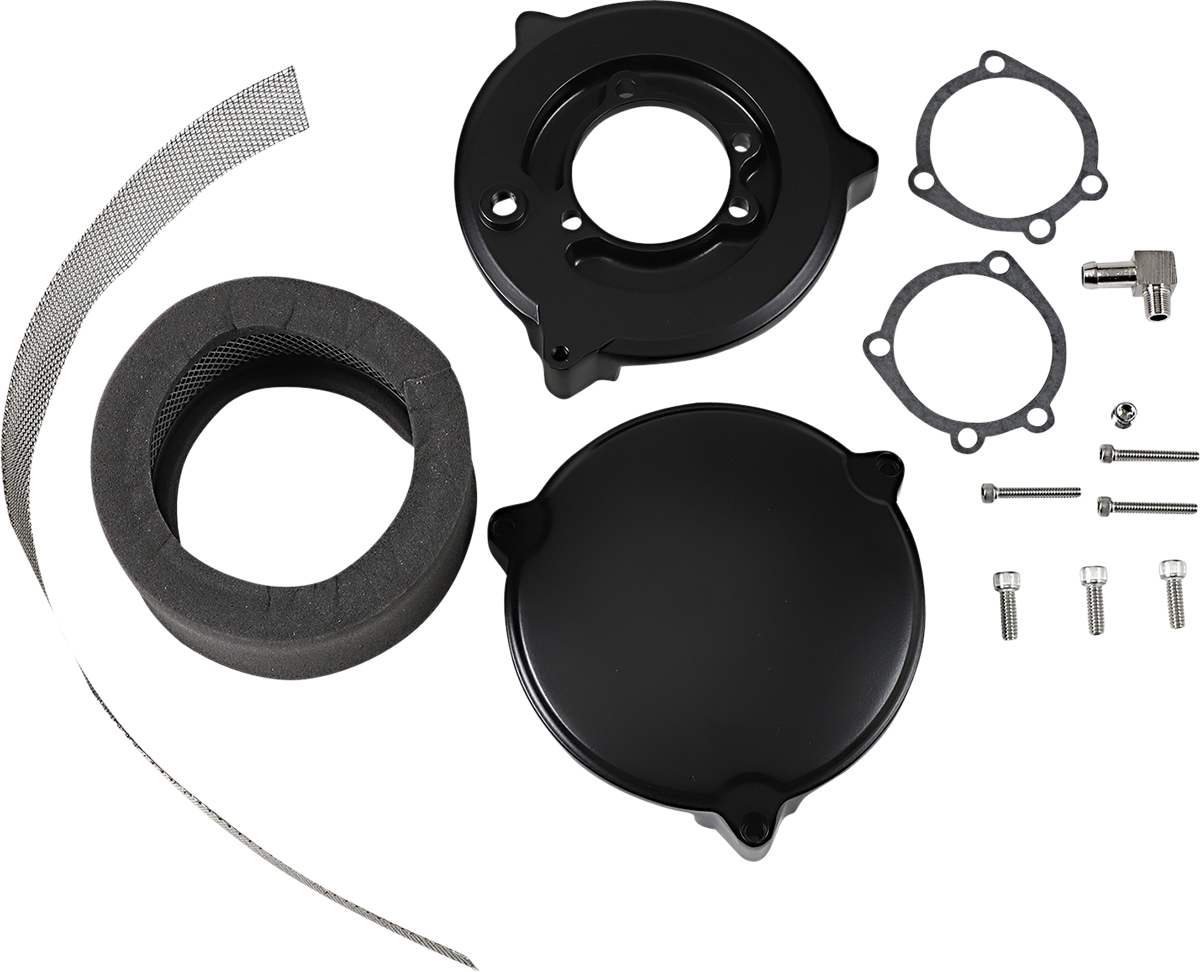 Drag Specialties Black Dragtron II Air Cleaner Filter Kit for 1988-2006 Harley
