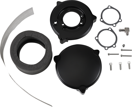 Drag Specialties Black Dragtron II Air Cleaner Filter Kit for 1988-2006 Harley