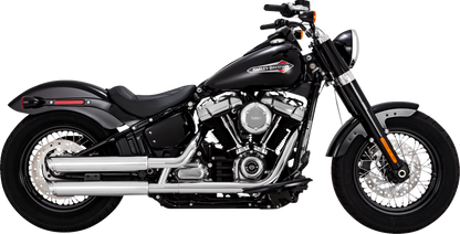 Vance & Hines 3" Twin Slash PCX Slip On Mufflers for 2018-2024 Harley Softail M8