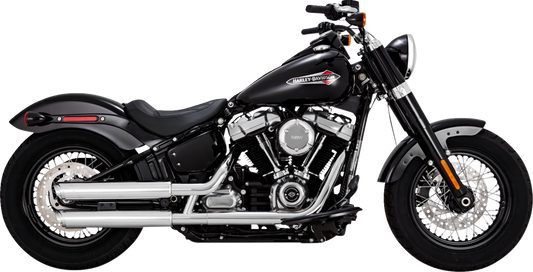 Vance & Hines 3" Twin Slash PCX Slip On Mufflers for 2018-2024 Harley Softail M8