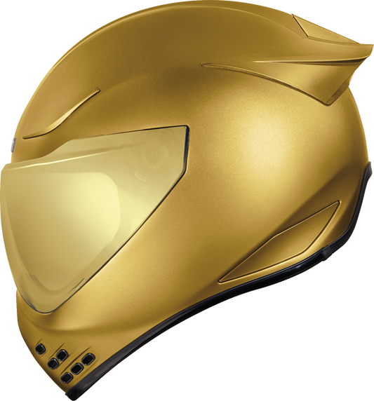 Icon Domain Cornelius Gold Unisex Adult Motorcycle Riding Full Face Helmet