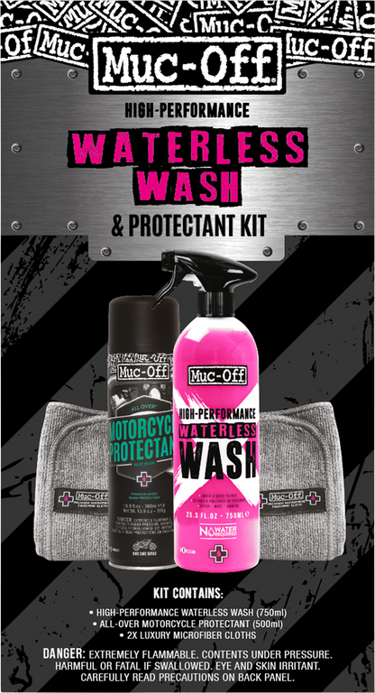 Muc-Off Motorcycle Waterless Wash & Protectant Kit