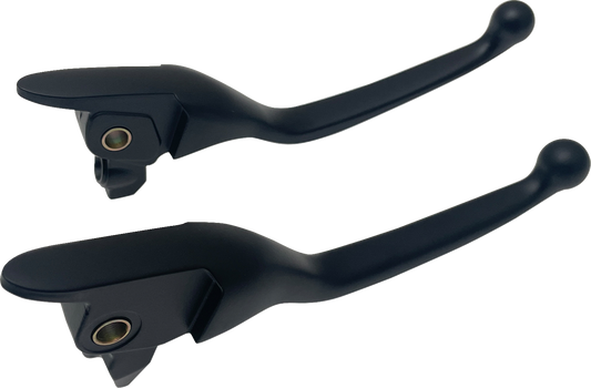 Drag Specialties Narrow Black Brake Clutch Hand Levers 2017-2019 Harley Touring
