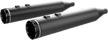 Khrome Werks HP-Plus 4.5" Black Slip On Mufflers fits 1996-2016 Harley Touring