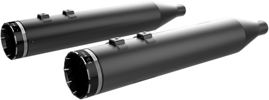 Khrome Werks HP-Plus 4.5" Black Slip On Mufflers fits 1996-2016 Harley Touring