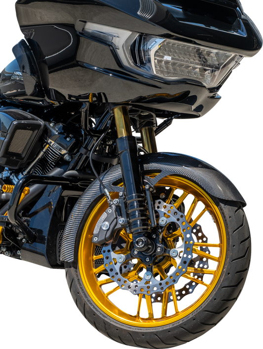 Arlen Ness Carbon Fiber 19" Wrapper Front Fender for 2023-2024 Harley Touring