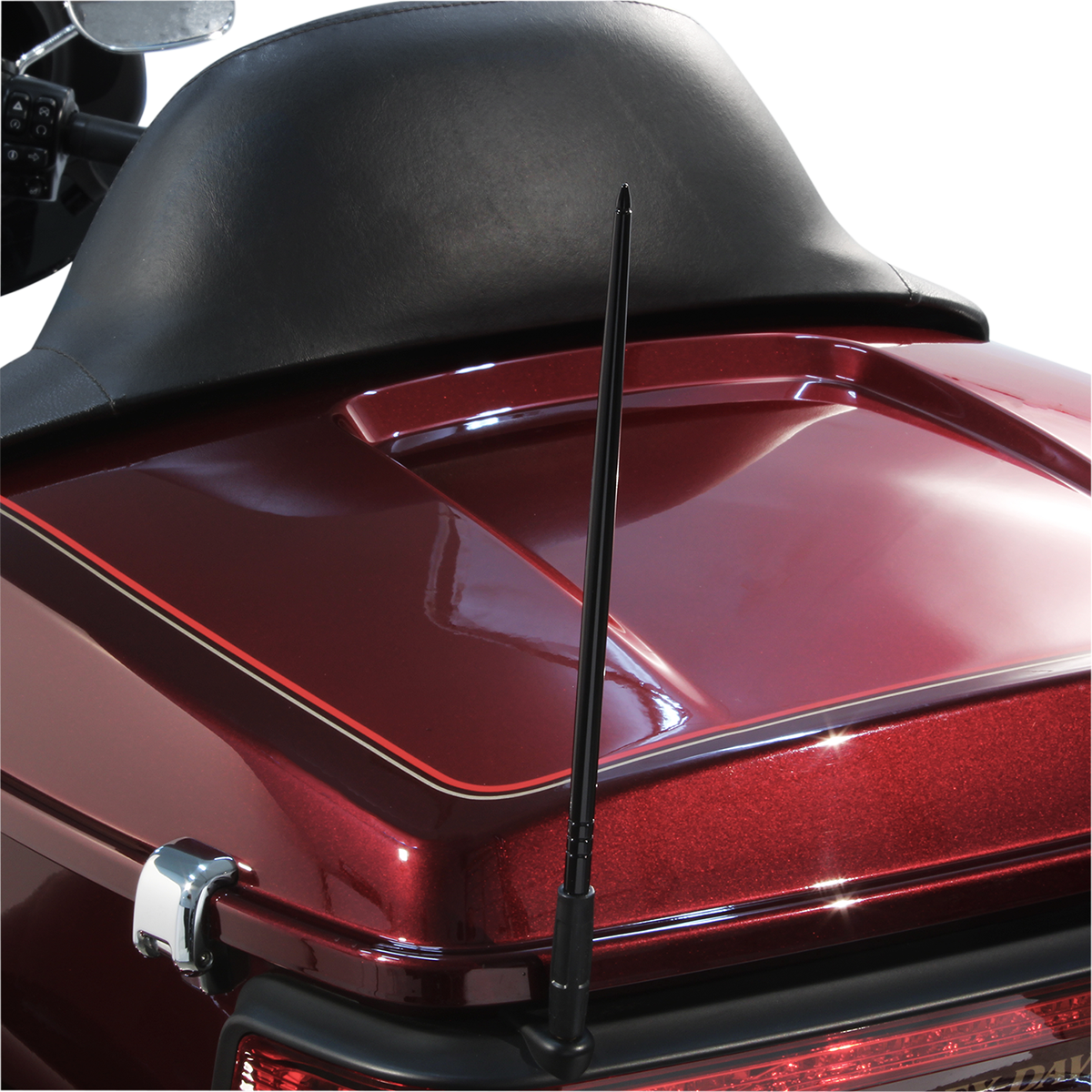 Ciro Black 12" High Caliber Flexible Radio Antenna 1989-2024 Harley Touring FLHX